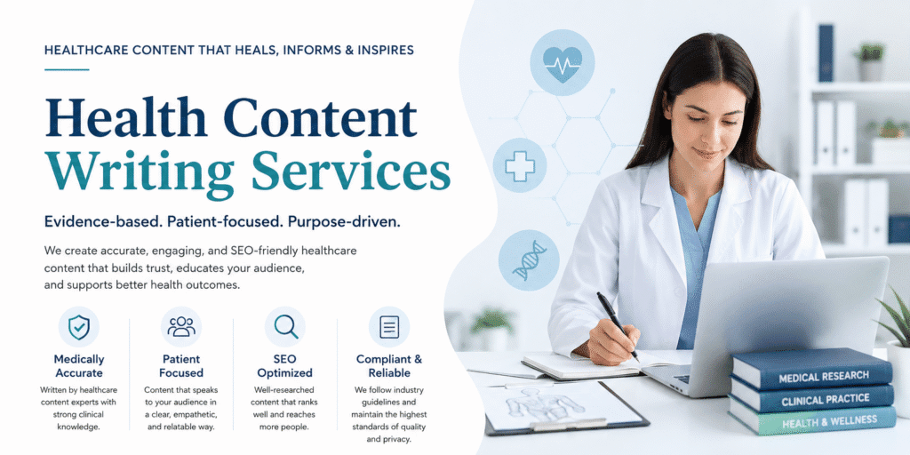 health content writing services