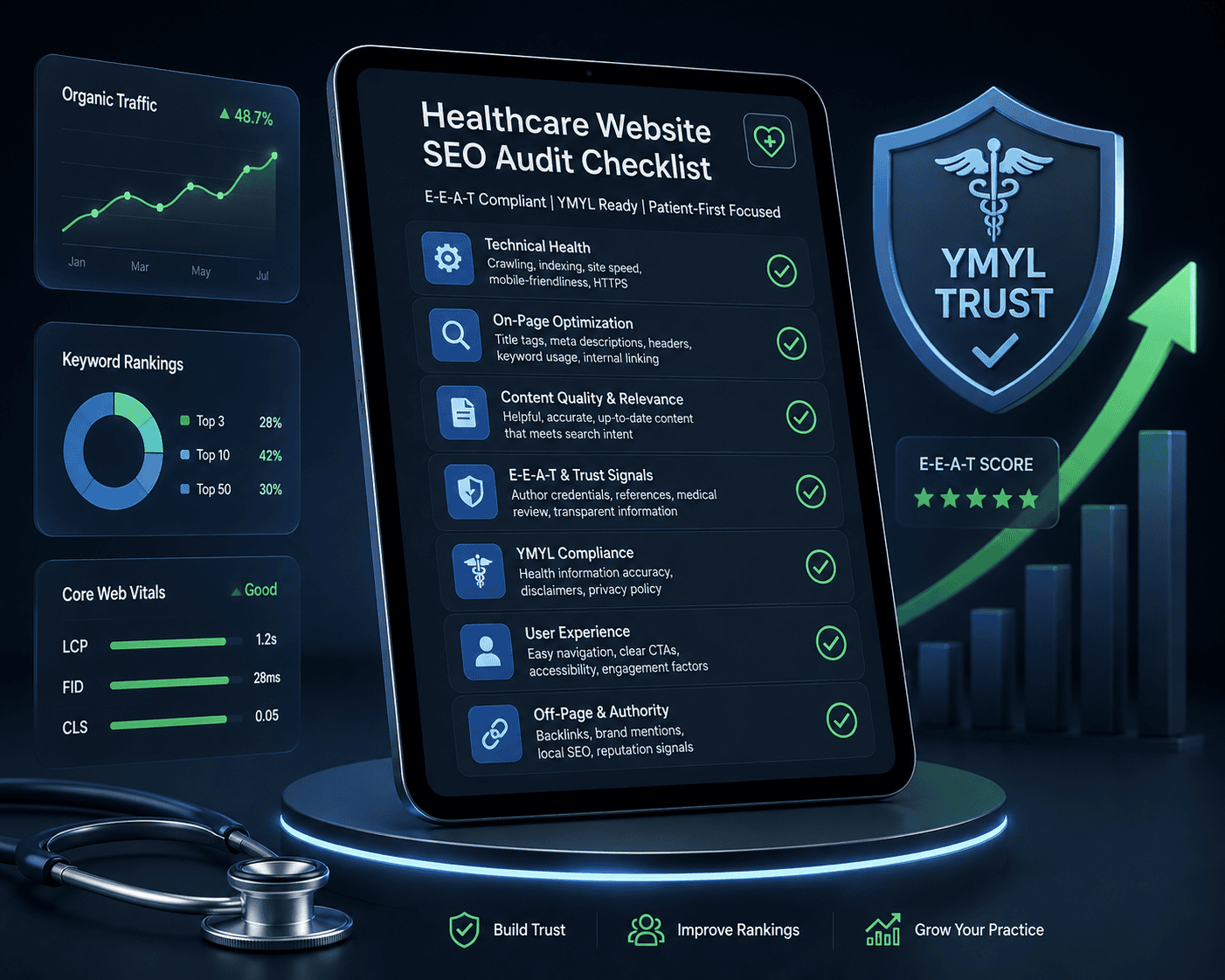 Healthcare Website SEO Audit Checklist: 15 Essential Checks;